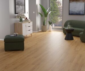 K794 laminált padló nappaliban
