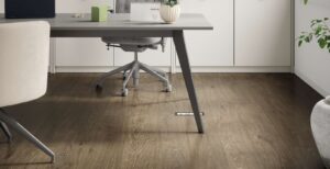 K849 laminált padló irodában